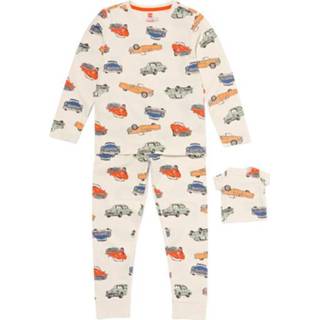 Kinderpyjama beige katoen boy kinderen HEMA Kinder Pyjama Auto's Met Poppennachtshirt (beige) 8720354616178 8720354616185 8720354616161 8720354616192