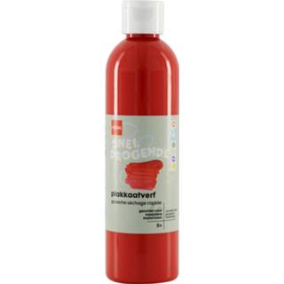 Plakkaatverf Rood 250ml