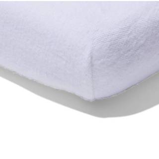 👉 Molton hoeslaken wit unisex katoen HEMA Voor Topper 180x220 Katoen/stretch (wit) 8720354522523