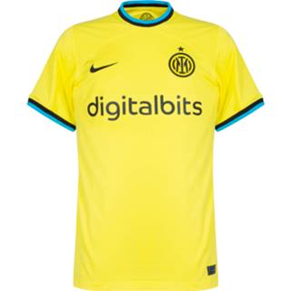 👉 Voetbalshirt m s XXL XL l XXXL geel Inter Milan 3e 2022-2023 -