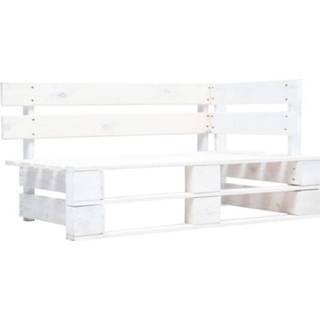 Wit hout Tuinhoekbank pallet 8719883692845