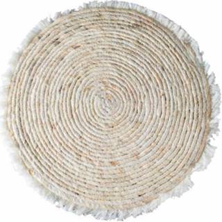 👉 Placemat Gusta met franjes ø38,5cm 8712628478742 2900085272010