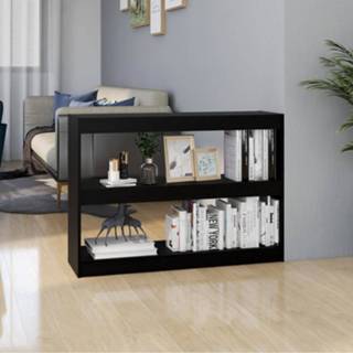 👉 Boekenkast grijs grenenhout active Boekenkast/kamerscherm 100x30x71,5 cm 8720286609101