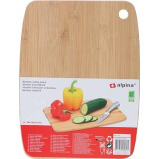 Bamboe snijplank ALPINA 30 X 23 0.8 cm 8711252180694