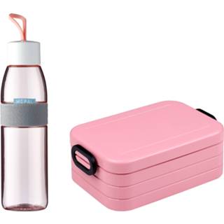 👉 Lunchbox roze Mepal promoset onderweg take a break + waterfles Ellipse - nordic pink 8711269991115