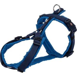 👉 Hondentuigje digo Trixie hondentuig premium trekking indigo / royal blauw 44-53x2 cm 4053032419834