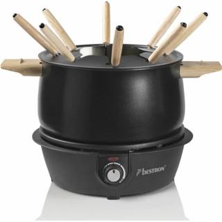 👉 Fondueset zwart hout Bestron 8-pers. 1500W zwart/hout ADF850BW 8712184059188