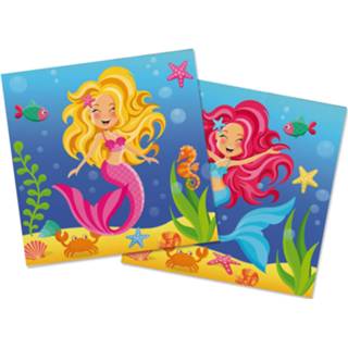 👉 Servet Servetten Zeemeermin, 20st. 8714572652124