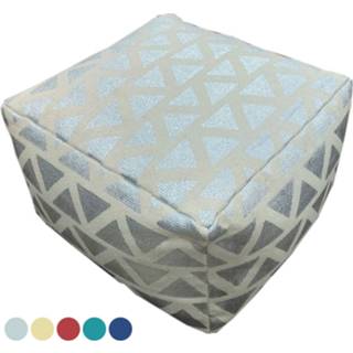 👉 Kruk zitkubus 55x37x55 cm voetenbank vloerkussen design poef Kelim Style Maja 5 kleuren