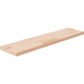 👉 Plank eikenhout 80x20x2,5 cm onbehandeld massief 8720286929292