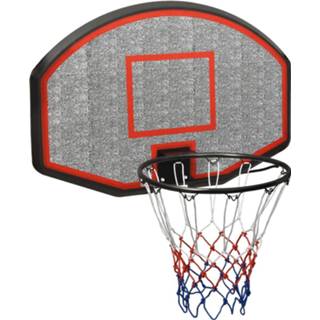 👉 Basketbalbord zwart 90x60x2 cm polyetheen 8720287110583