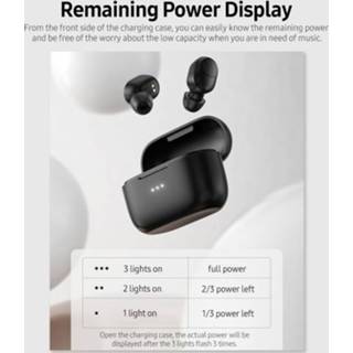 👉 Hoofdtelefoon zwart Haylou GT5 BT 5.0 Dual Master Earbuds with Touch Control Voice Operation Black
