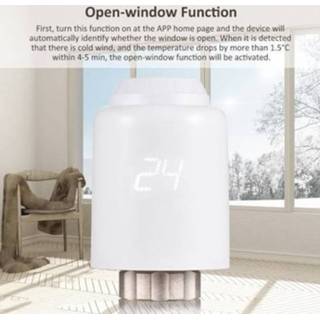 👉 Radiator ZigBee Thermostatic Valve Programmable Smart Thermostat APP Control Voice Compatible with Alexa Google Assistant Window Opened Detection Anti Freezing Function