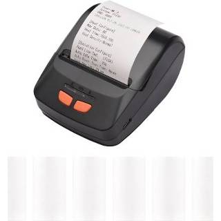 👉 Thermal printer Bisofice Receipt Portable 58mm Mobile with 6 Paper Rolls