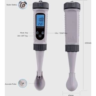 👉 Watertester 4in1 Digital Water Tester SALT S.G. Temp Meter High Accuracy Quality Testing Pen Measurement Device for Drinking Swimming Pool Aquarium Hydroponics