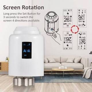 👉 Radiator ZigBee Thermostatic Valve Programmable Smart Thermostat with OLED Screen Compatible Alexa Google Assistant (Used Gateway)