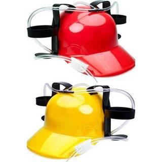 Helm rood geel Bier - Carnaval 8718182078596