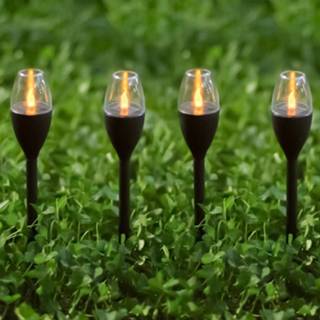 👉 Priklamp Solar chandelle op zonne-energie - decoratieve solarlamp met kaarslicht set van 4solar 4 8720812871781