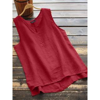 👉 Sleeveless s polyester vrouwen zwart Solid V-neck Tank Top For Women