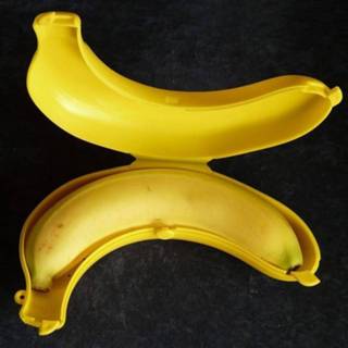 Geel plastic Bananenbox - 8720812793564