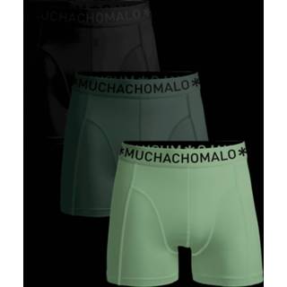 👉 Jongens zwart donkergroen Muchachomalo Boys 3-Pack Solid Green/Green/Black