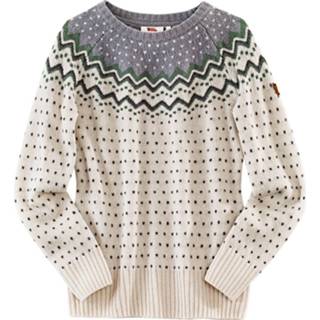 👉 Sweater wit grijs m wit-grijs vrouwen Fjällräven Damestrui Övik Knit W, wit-grijs, Maat: 7323450800123