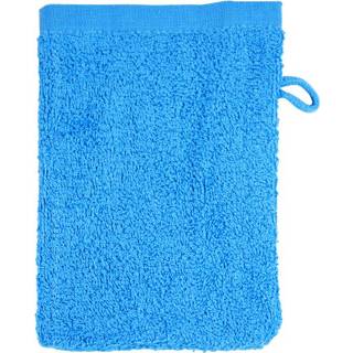 Washandje katoen blauw The One 500 gram 15x21 cm Aqua