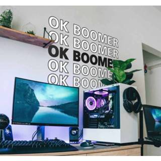 👉 Muursticker PostNL Pakjegemak nederlands OK boomer