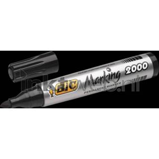 👉 Viltstift zwart BIC Permanente marker 2000 rond 1.7mm 1 stuk 3086129999699