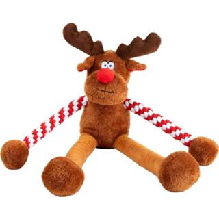 👉 Hondenknuffel bruin Honden knuffel Happy Supersize Reindeer,