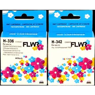 👉 Zwart FLWR HP 336/342 Multipack en kleur 8719551007087