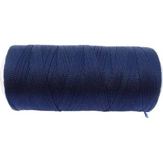 👉 Klos marine blauw polyester active Macramé Koord - / NAVY BLUE #70 Waxed Cord ca. 173mtr 1mm Dik 8720937105365