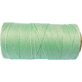 👉 Klos groen donkergroen polyester active Macramé Koord - MINT / GREEN #230 Waxed Cord ca. 173mtr 1mm Dik 8720937105266