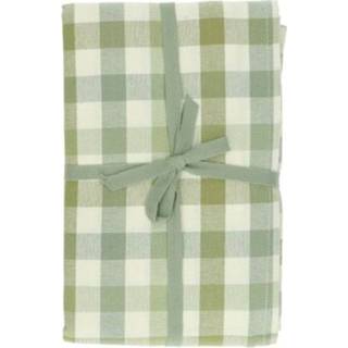 👉 Tafelkleed groen katoen active Tafelkleed, katoen, geruit, groen, 140 x 180 cm 8720687826336