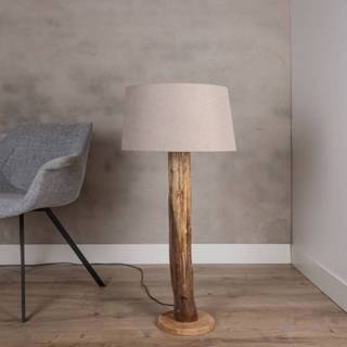 👉 Staande lamp active - Oud Eikenstam 70cm