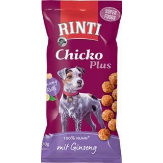 👉 Ginseng 12x70g Chicko Plus Superfoods met RINTI Hond 4000158914132
