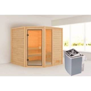 👉 Kachel Woodfeeling | Sauna Tabea 9 kW Geïntegreerde Bediening 4010090068145