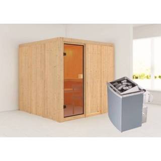 👉 Kachel Woodfeeling | Sauna Oulu 9 kW Geïntegreerde Bediening 4010090062112