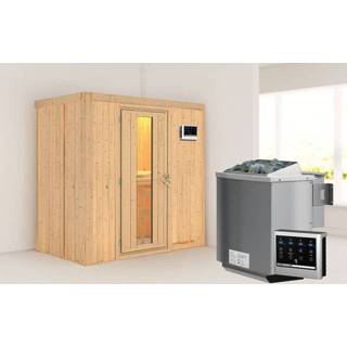 👉 Karibu | Sauna Variado Energiesparend Biokachel 4,5 kW Externe Bediening 4010090161945