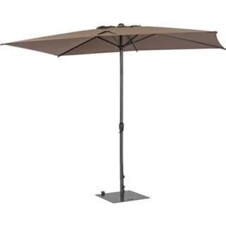 👉 Parasol Exotan | Lyon Rechthoek 200 x 300 cm Taupe 8715322915070