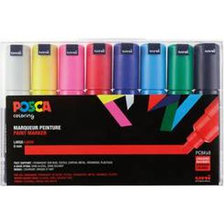 👉 Uni-ball Pigment markers posca (PC-8K), 15er zaak, kleur 4902778154854