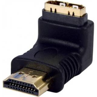 Haakse HDMI adapter verguld 5412810111107