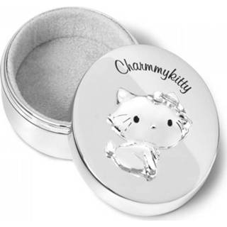 Charmmykitty Tanden haarlokdoosje meisjes zilver Meisjes zilver Charmmykitty Tanden/haarlokdoosje