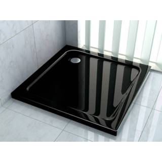 👉 Douchebak zwart 120 x 5 cm