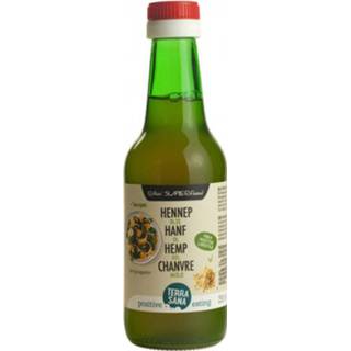 Hennep olie TerraSana Koudgeperst RAW 250ml