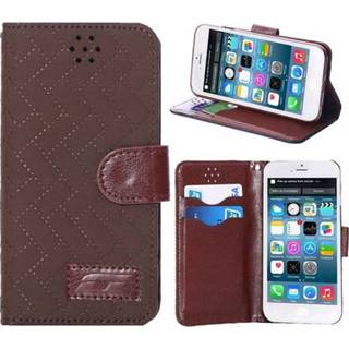 IPhone Fashion pu lederen 6 portemonnee hoes bruin Portemonnee bruin PU Fashion lederen iPhone 6 hoes
