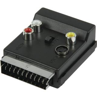 👉 Scart adapter plug - socket + 3x phono S-VHS 444553540000