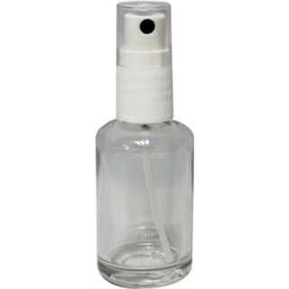 Flesje van helder glas met sproeikop leeg Sproeikop glas Flesje van helder met leeg (Lichtwe