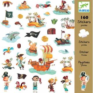 👉 Djeco Stickers Piraten 160 Stuks