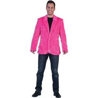 👉 Roze mannen Fuzzy Jasje Man Kostuum